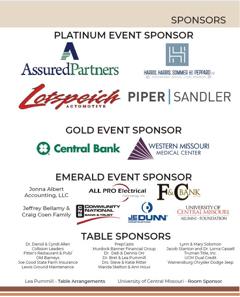 All 2024 Dinner and Auction Sponsors
